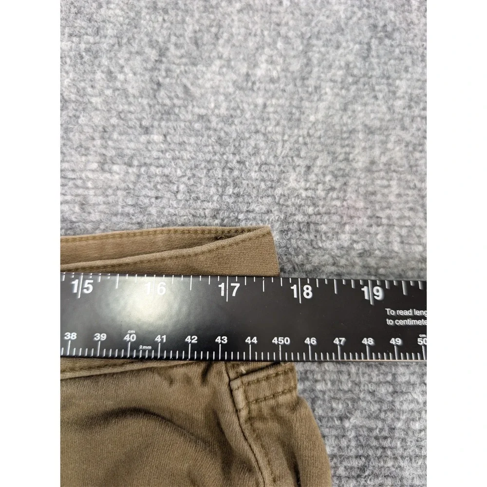 Banana Republic Traveler Cotton Brown Olive Pants Trousers Mens 36x32 Slim Chino